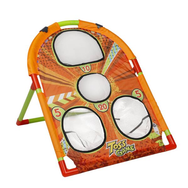 HI Juego de lanzamiento de saquitos 7 piezas para 2 jugadores naranja