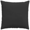 vidaXL Cojines de sofá 2 pcs Negro 60 x 60 cm tela