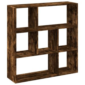 vidaXL Librer&iacute;a divisora madera roble ahumado 102x29x103,5 cm
