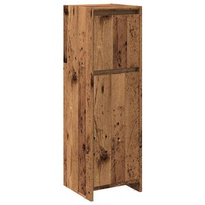 vidaXL Armario de ba&ntilde;o madera contrachapada envejecida 30x30x95 cm