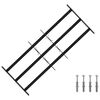 vidaXL Reja de Seguridad para Ventana 116 x 45 cm Acero Galvanizado