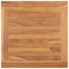 vidaXL Mesa de Café Marrón 45 x 45 x 45 cm Madera de teca maciza