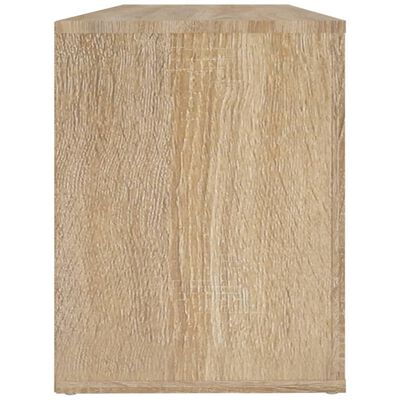 vidaXL Mueble zapatero madera contrachapada roble Sonoma 100x35x45 cm
