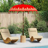 vidaXL Parasol Balin&eacute;s Rojo 185 x 185 x 260 cm Algod&oacute;n