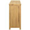 vidaXL Mesa consola de jard&iacute;n madera maciza acacia 110x35x75 cm