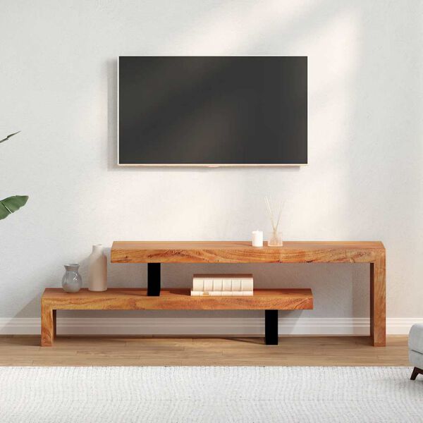 vidaXL Mueble para TV de madera maciza de acacia