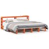 vidaXL Cama sin colch&oacute;n madera maciza de pino marr&oacute;n cera 180x200 cm