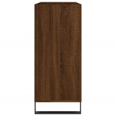 vidaXL Mueble discos madera contrachapada roble marrón 84,5x38x89 cm