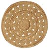 vidaXL Alfombras de &aacute;rea Natural &Oslash; 90 cm yute