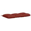 vidaXL Coj&iacute;n de banco VIANEN 100% Poli&eacute;ster Rojo 100 x 50 x 12 cm