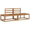 vidaXL Conjunto de sof&aacute;s de exterior con coj&iacute;n 2 pcs Natural