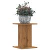 vidaXL Soportes para plantas 2 uds madera roble artisian 30x30x40 cm