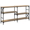 vidaXL Mesa Consola Roble artisan 150 x 29 x 76,5 cm