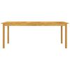 vidaXL Juego de comedor de jard&iacute;n de 7 piezas beige