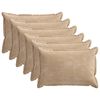 vidaXL Funda de almohada 6 uds. HOUTEN Gris topo 40 x 60 cm