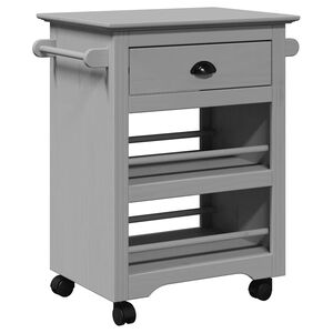 vidaXL Carrito de cocina BODO gris 67,5x45x80 cm