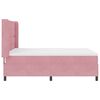 vidaXL Cama tipo Box Spring con cabecera Rosa 140 x 200 cm Terciopelo