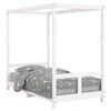 vidaXL Estructura de cama para ni&ntilde;os madera de pino blanco 80x160 cm