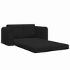 vidaXL Sof&aacute; cama 60cm Negro Terciopelo