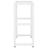 vidaXL Estructura de lavabo de hierro blanco 59x38x83 cm
