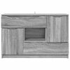 vidaXL Vitrina Gris Sonoma 100 x 30 x 65,6 Madera contrachapada