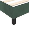 vidaXL Estructura de cama con somier terciopelo verde oscuro 90x200cm