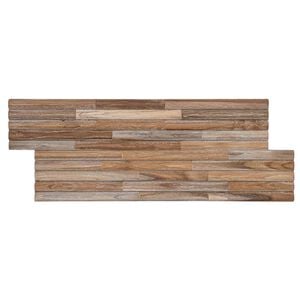vidaXL Panel de pared 10 uds. Natural 55 x 20 x 2 cm