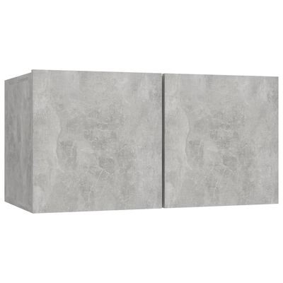 vidaXL Mueble de salón colgante gris hormigón 60x30x30 cm