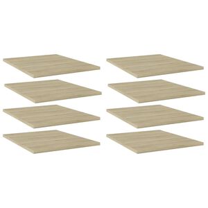 vidaXL Estante estanter&iacute;a 8 uds contrachapada roble Sonoma 40x40x1,5cm