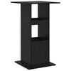 vidaXL Mesa de Bar Roble Negro 60 x 60 x 100 cm Madera contrachapada