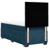 vidaXL Cama box spring con colch&oacute;n terciopelo azul 100x200 cm