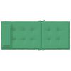 vidaXL Cojines de silla con respaldo alto 2 uds tela Oxford verde