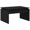 vidaXL Mesa de Café Roble Negro 68 x 50 x 38 cm Madera de ingeniería