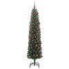 vidaXL &Aacute;rbol de Navidad artificial Verde 180 cm PVC, Acero y Pl&aacute;stico