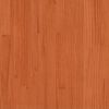 vidaXL Cama sin colchón madera maciza de pino marrón cera 120x200 cm