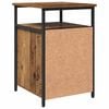 vidaXL Armario de Noche Madera antigua Madera contrachapada