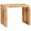 vidaXL Mesa Auxiliar Marrón 60 x 35 x 46 cm Madera de mango maciza
