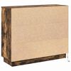 vidaXL Aparador Roble ahumado 90 x 32 x 75 cm Madera contrachapada