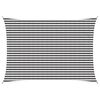 vidaXL Toldo Vela 3,5 x 4,5 m HDPE Rectangular Antracita y Blanco