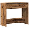 vidaXL Mesa consola madera ingenier&iacute;a madera envejecida 89x41x76,5 cm