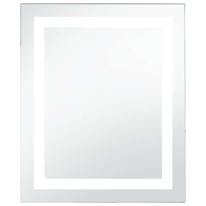vidaXL Espejo de ba&ntilde;o con LED y sensor t&aacute;ctil 60x80 cm