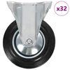 vidaXL Ruedas fijas 32 unidades 160 mm