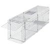vidaXL Trampa para animales vivos galvanizada 100 cm