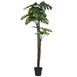 vidaXL Planta de monstera artificial con maceta 170 cm verde
