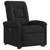 vidaXL Sill&oacute;n reclinable elevable tela negro