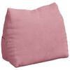 vidaXL Coj&iacute;n de Espalda Rosa 45 x 20 x 35 cm Tela de pana
