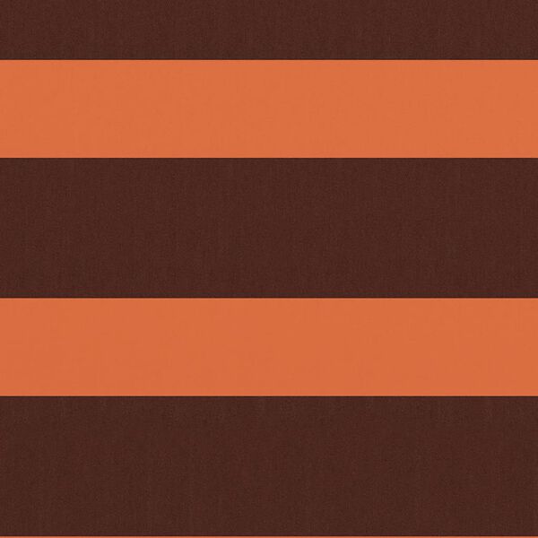 vidaXL Toldo para balc&oacute;n tela oxford naranja y marr&oacute;n 120x500 cm