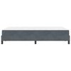 vidaXL Cama tipo Box Spring con colch&oacute;n Gris oscuro 120 x 190 cm tela
