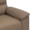 vidaXL Sill&oacute;n cuero sint&eacute;tico color capuchino 100x81x84 cm