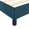 vidaXL Estructura de cama sin colch&oacute;n terciopelo azul oscuro 90x200 cm